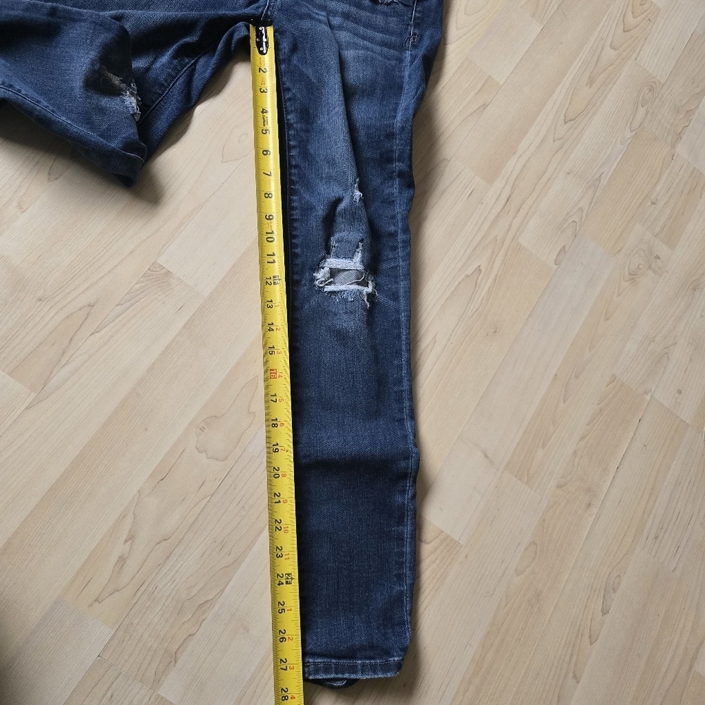 Judy Blue Distressed Skinny Jeans Size 7/28 - Picture 12 of 15